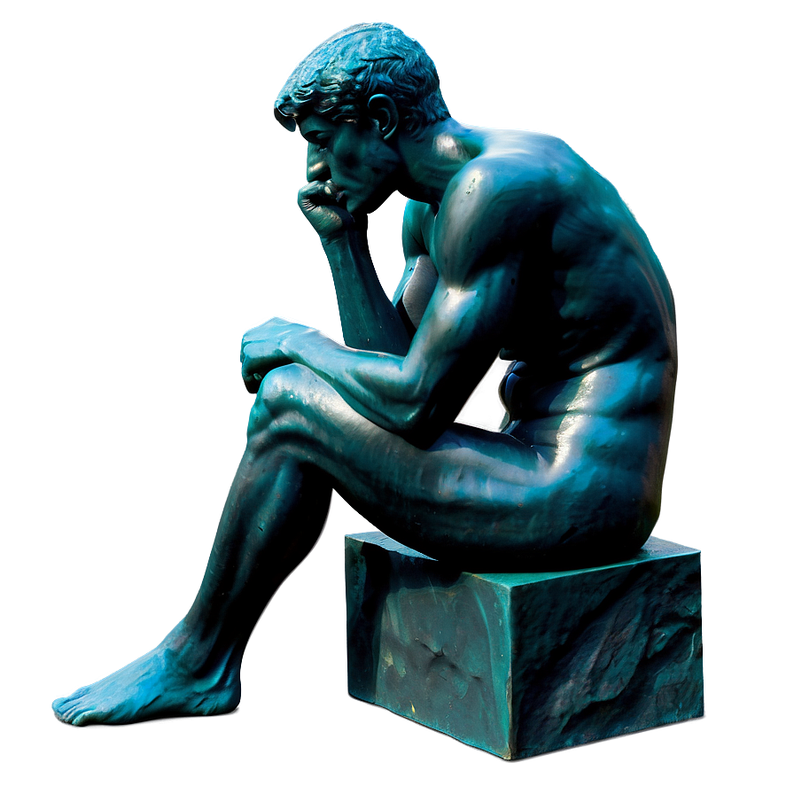 The Thinker In Art History Png 06132024 PNG Image