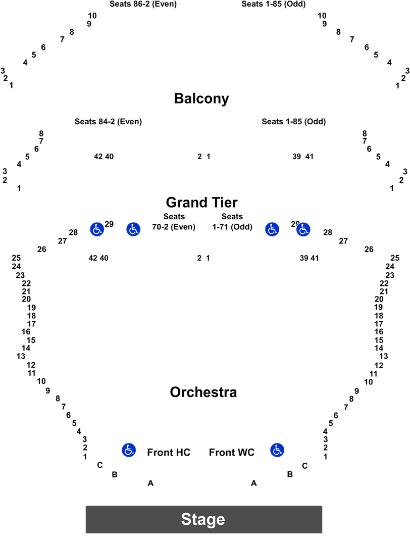 Theater Seating Chart Layout PNG Image