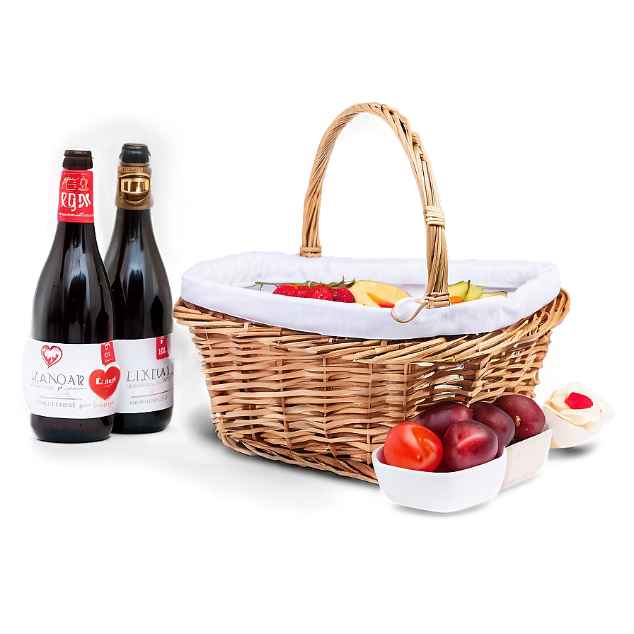 Themed Picnic Basket Png Emf35 PNG Image