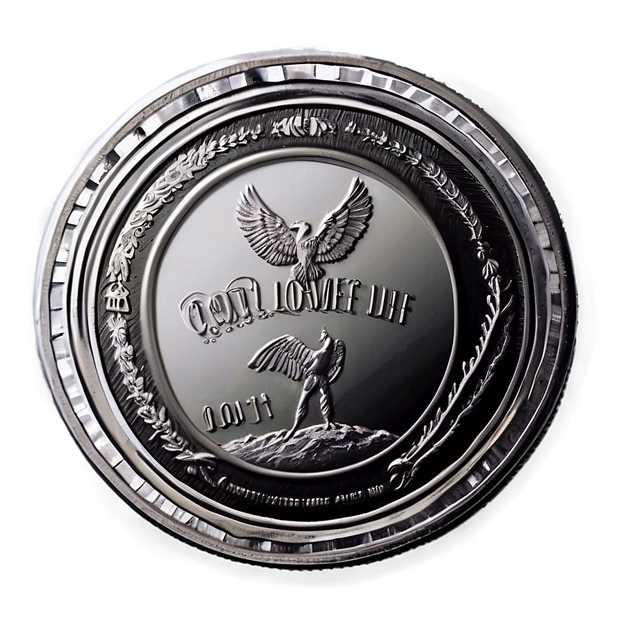 Themed Silver Coin Png Luh92 PNG Image