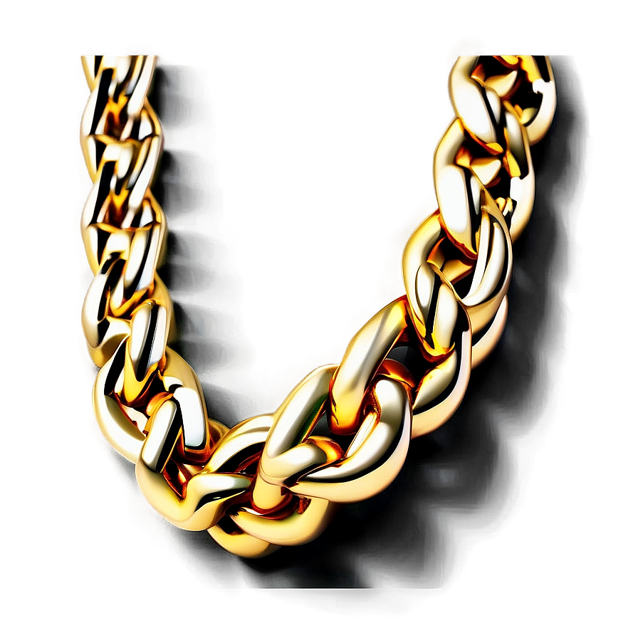 Thin Cuban Link Chain Png Dyt32 PNG Image