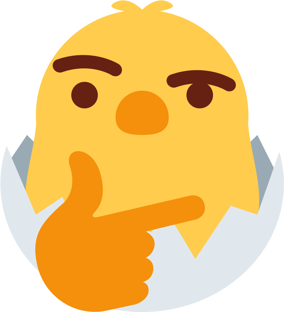 Thinking Chick Emoji Thumbs Up PNG Image