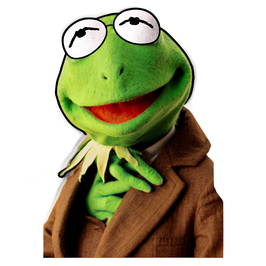 Thinking Kermit Png Erh68 PNG Image