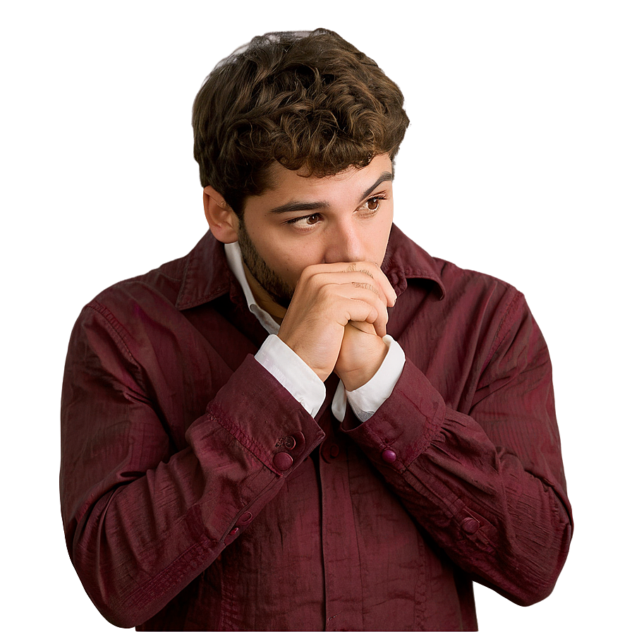 Thinking Man B PNG Image