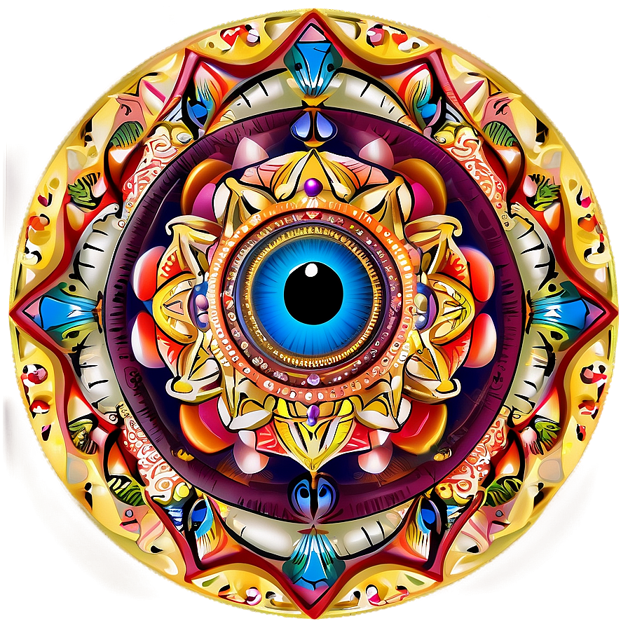 Third Eye Mandala Png 39 PNG Image