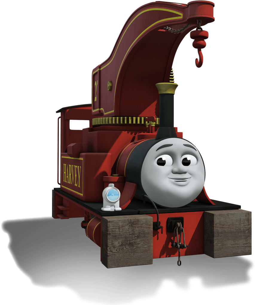 Thomas Friends Harvey Crane Engine PNG Image