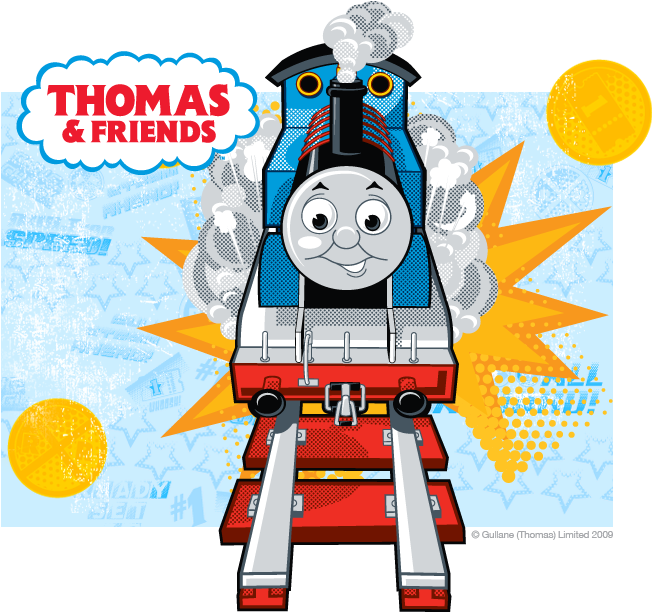 Thomasthe Tank Engine Graphic PNG Image