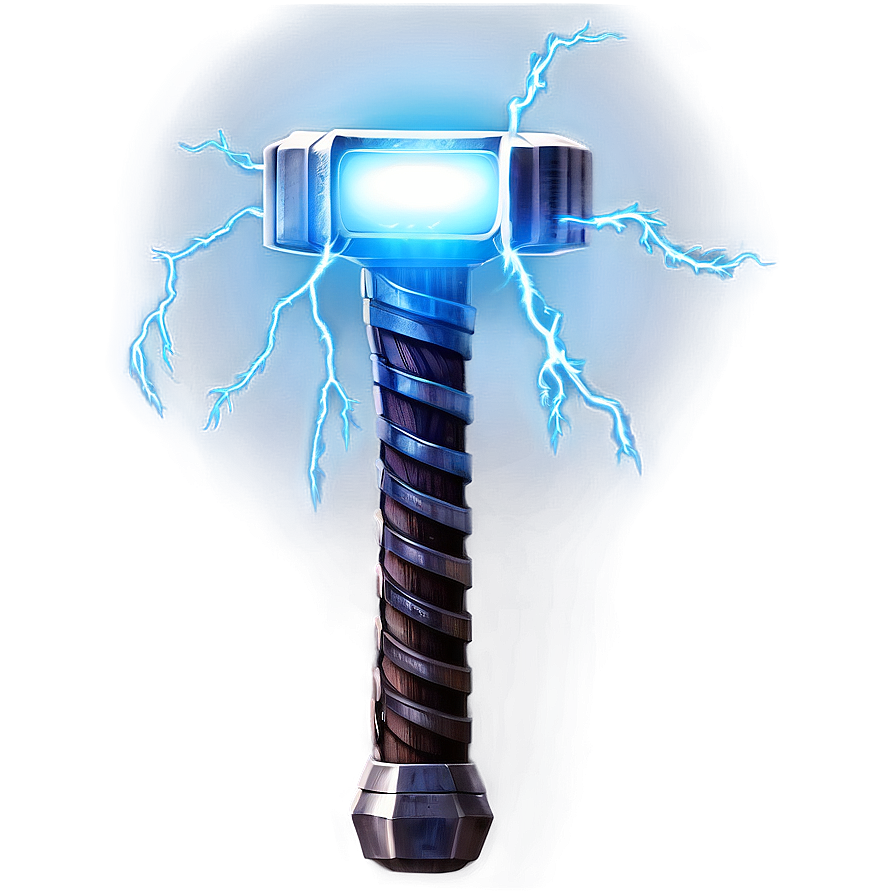 Thor Hammer Glowing Effect Png 06122024 PNG Image