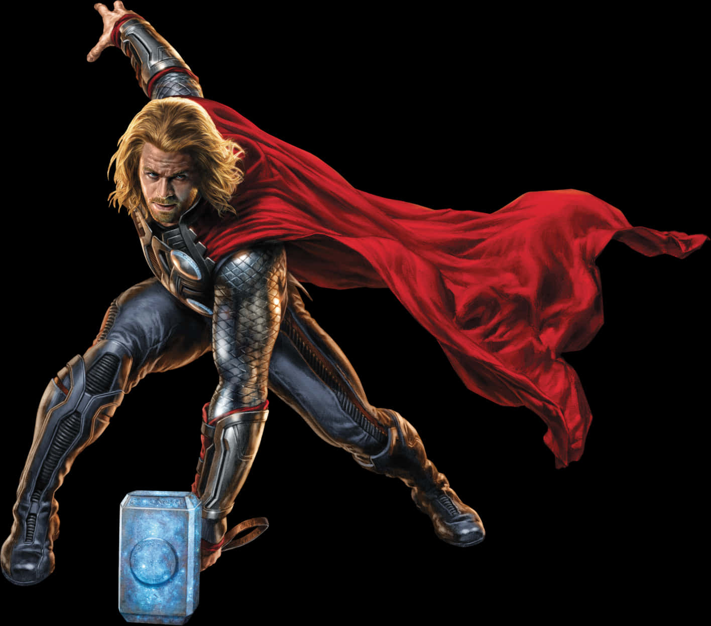 Thorin Action Pose PNG Image