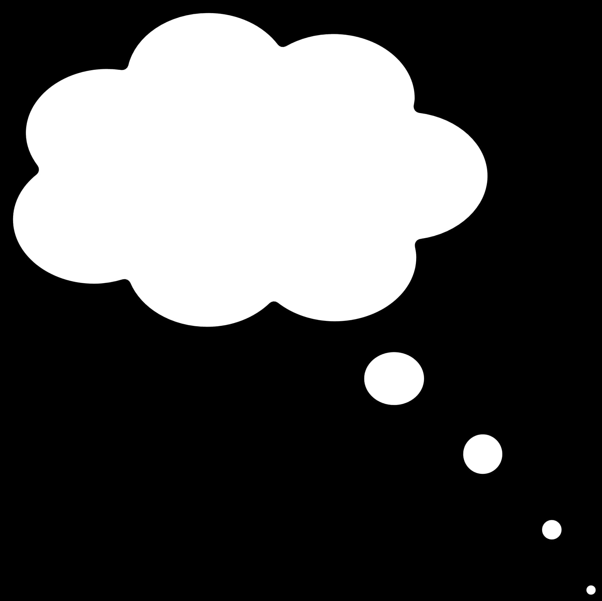 Thought Bubble Graphic PNG Image