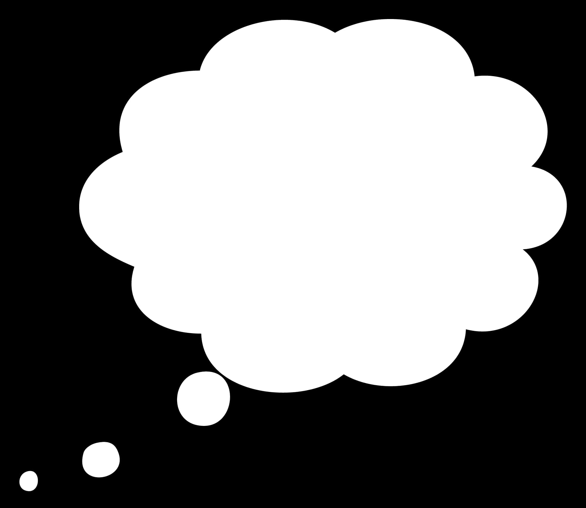 Thought Bubble Graphic PNG Image