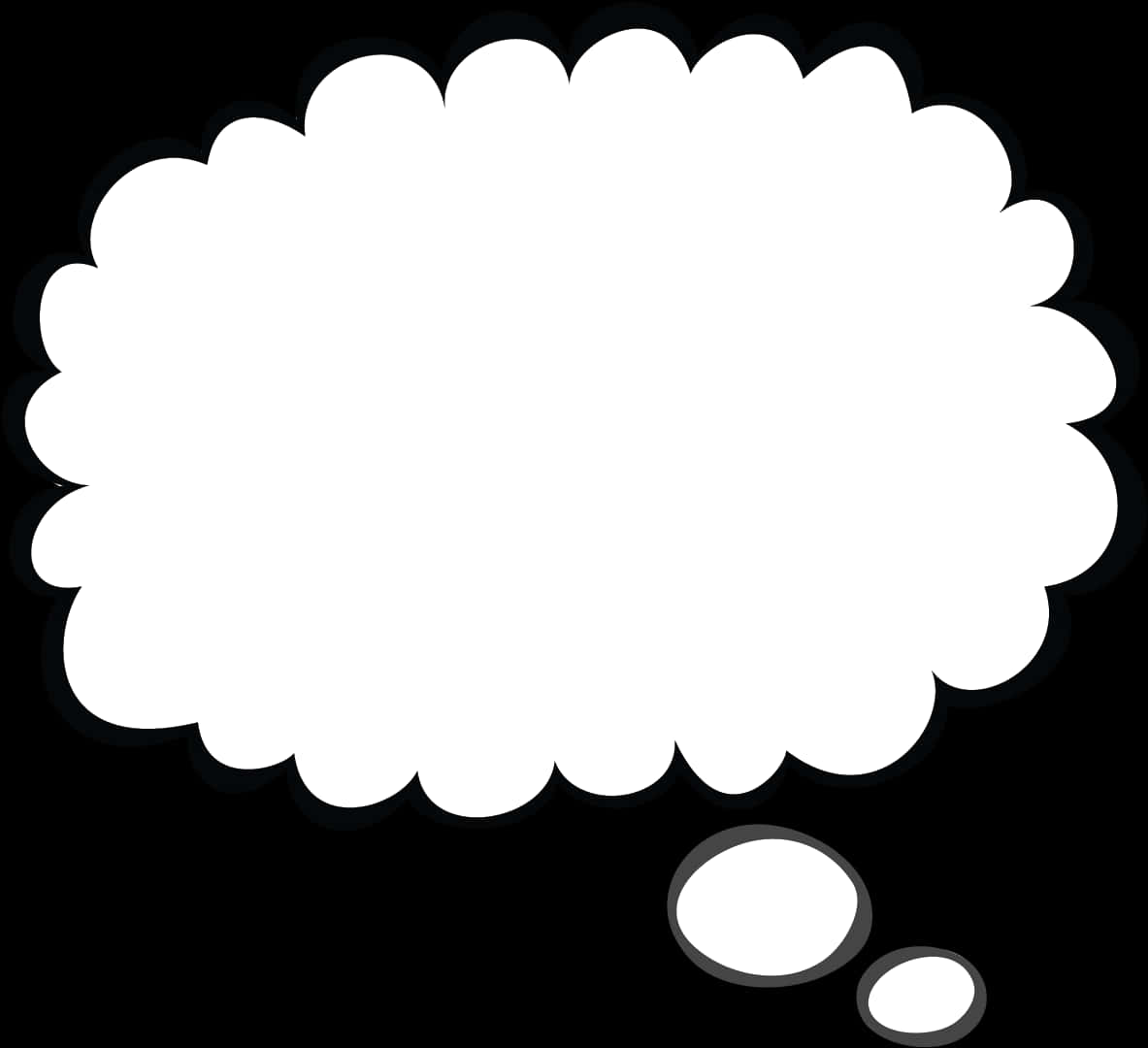 Thought Bubble Graphic PNG Image