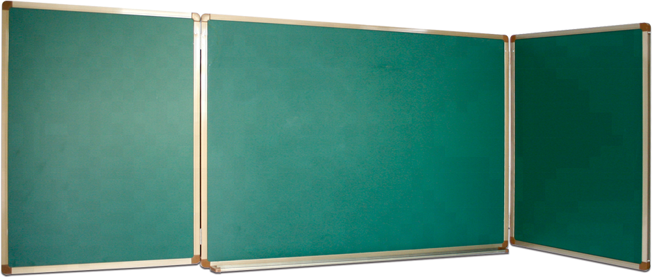 Three Panel Folding Blackboard PNG Image