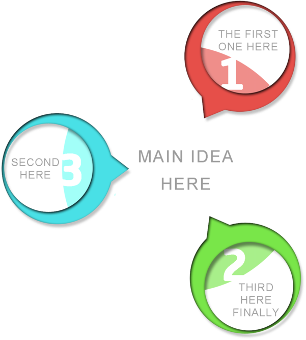 Three Step Process Infographic PNG Image