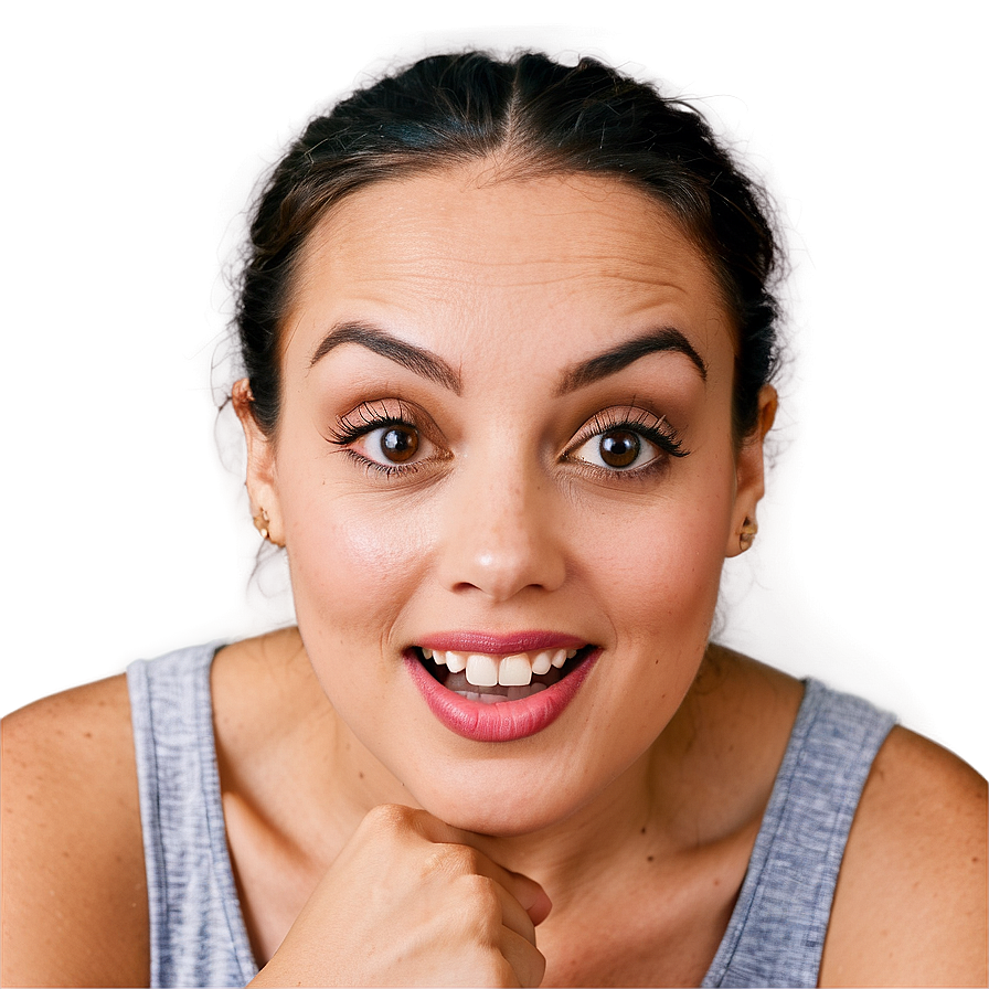 Thrilled Facial Expression Png Thm PNG Image