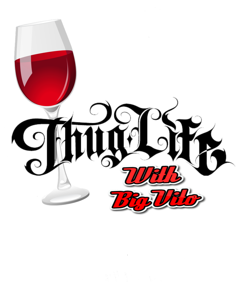 Thug Life Wine Glass Graphic PNG Image