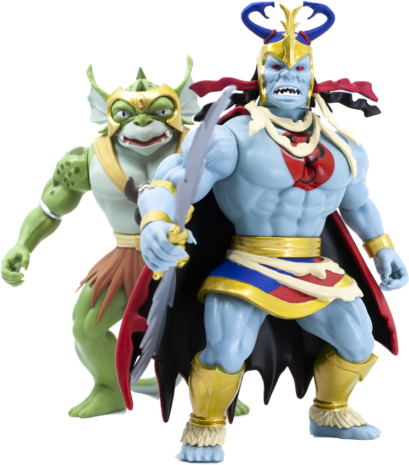 Thundercats Mumm Raand Slithe Action Figures PNG Image