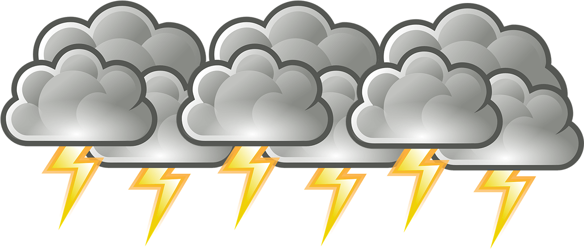 Thunderstorm Cloudsand Lightning PNG Image