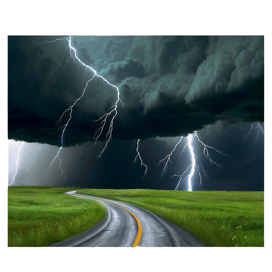 Thunderstorm Environmental Impact Png Rhy57 PNG Image