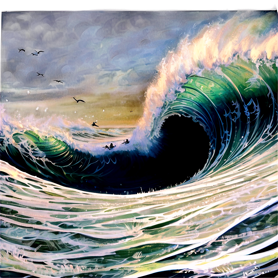 Tidal Wave Disaster Png Wxv2 PNG Image