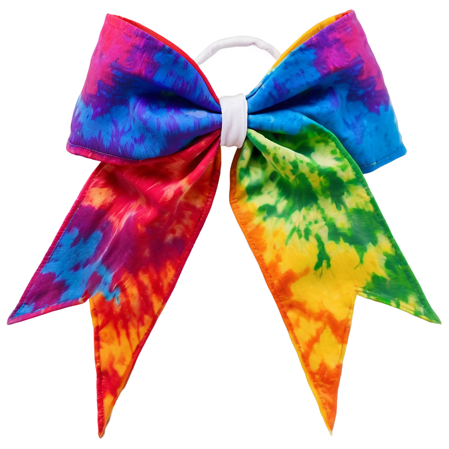 Tie-dye Cheer Bow Png 64 PNG Image