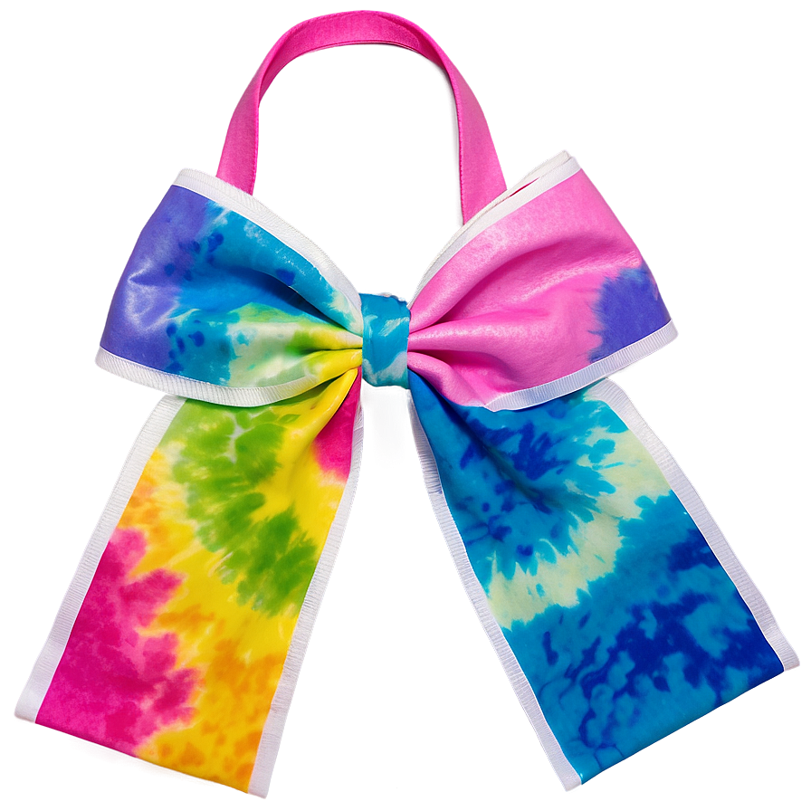 Tie-dye Cheer Bow Png 92 PNG Image