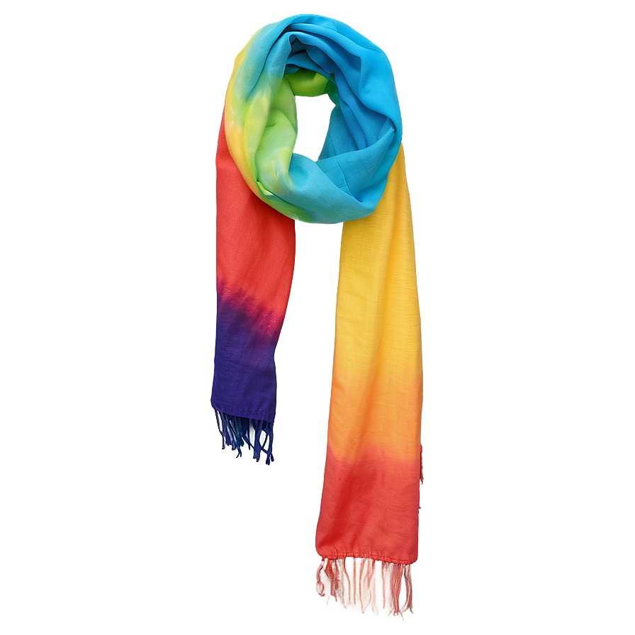 Tie Dye Scarf Png Tgy71 PNG Image