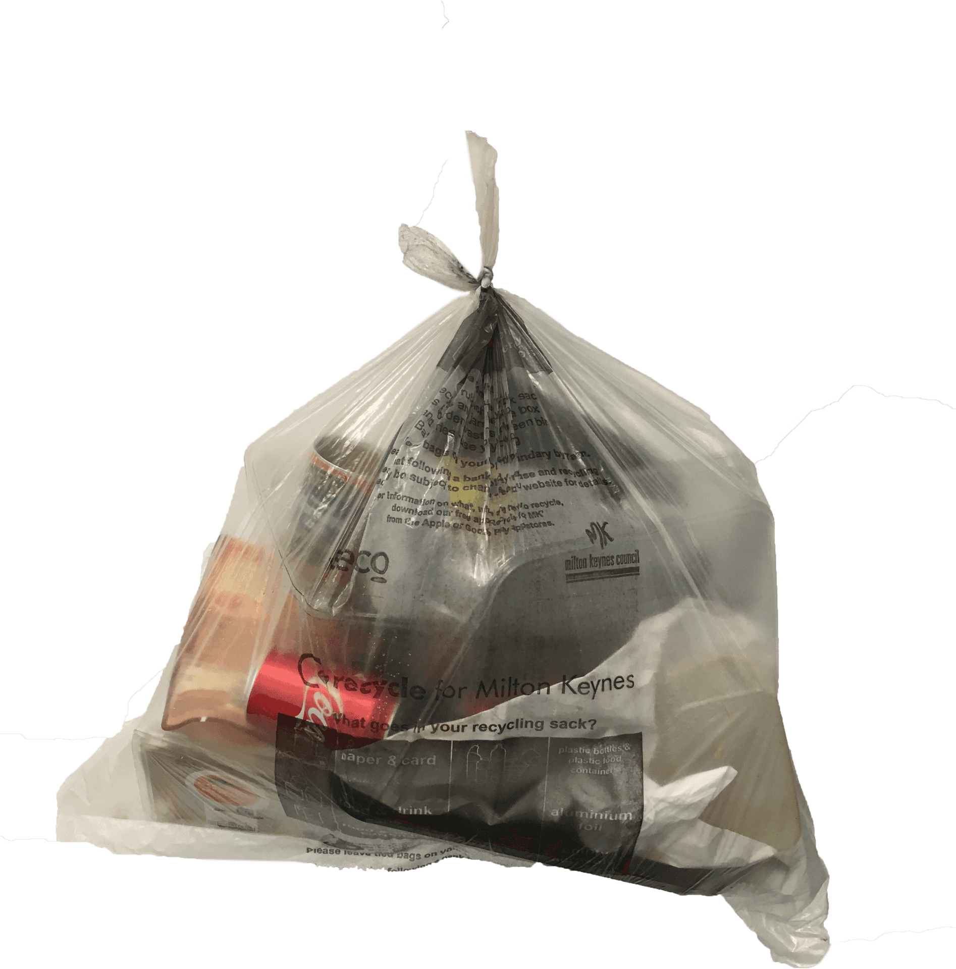 Tied Recycling Bag Transparent PNG Image