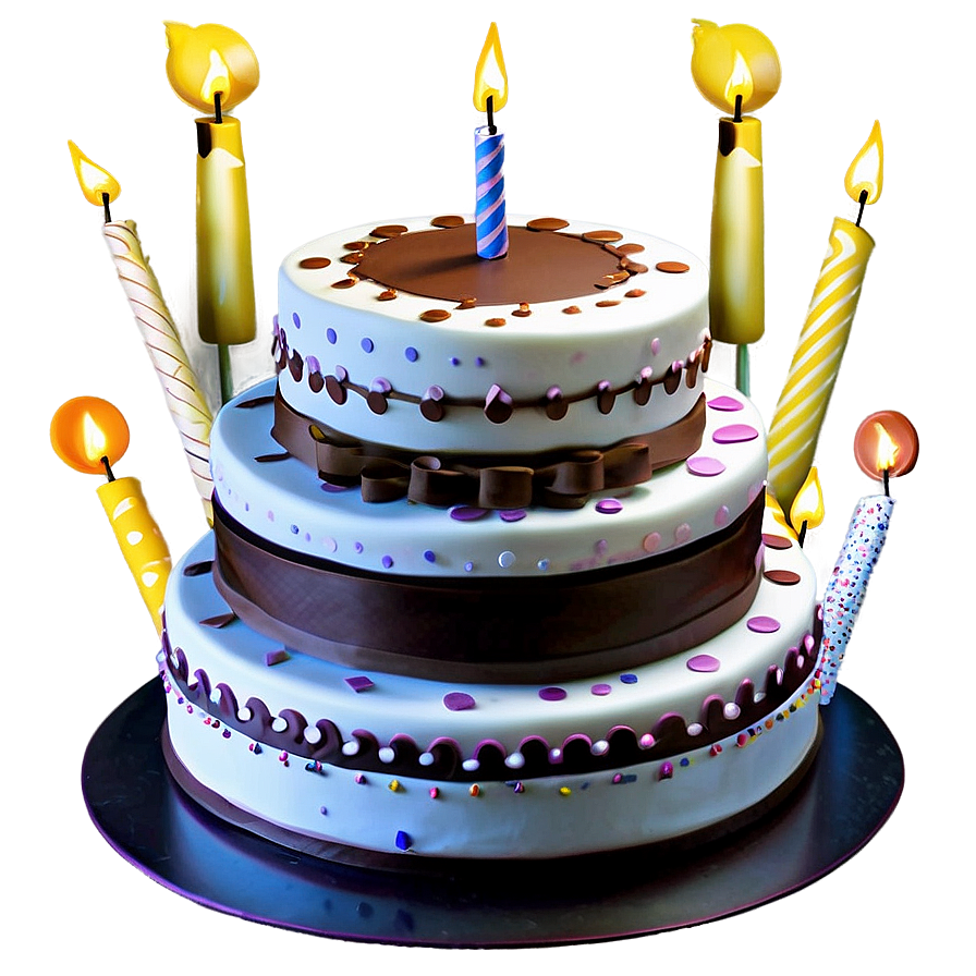 Tiered Birthday Cake Png 89 PNG Image