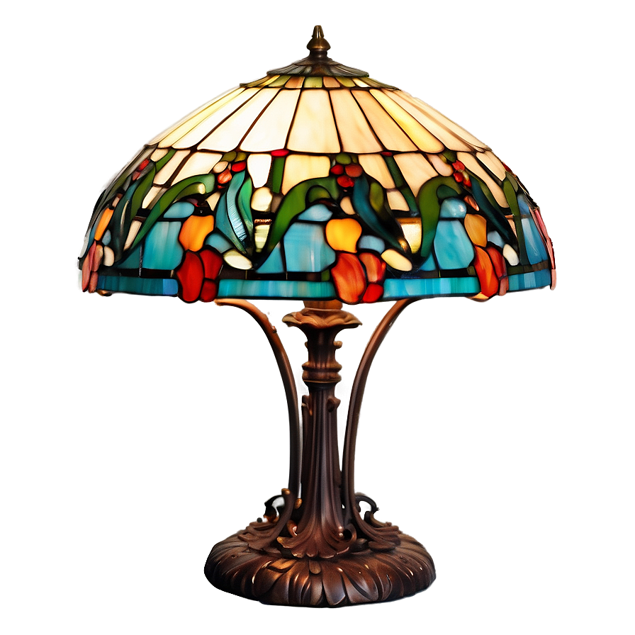 Tiffany Style Table Lamp Png Sjn22 PNG Image