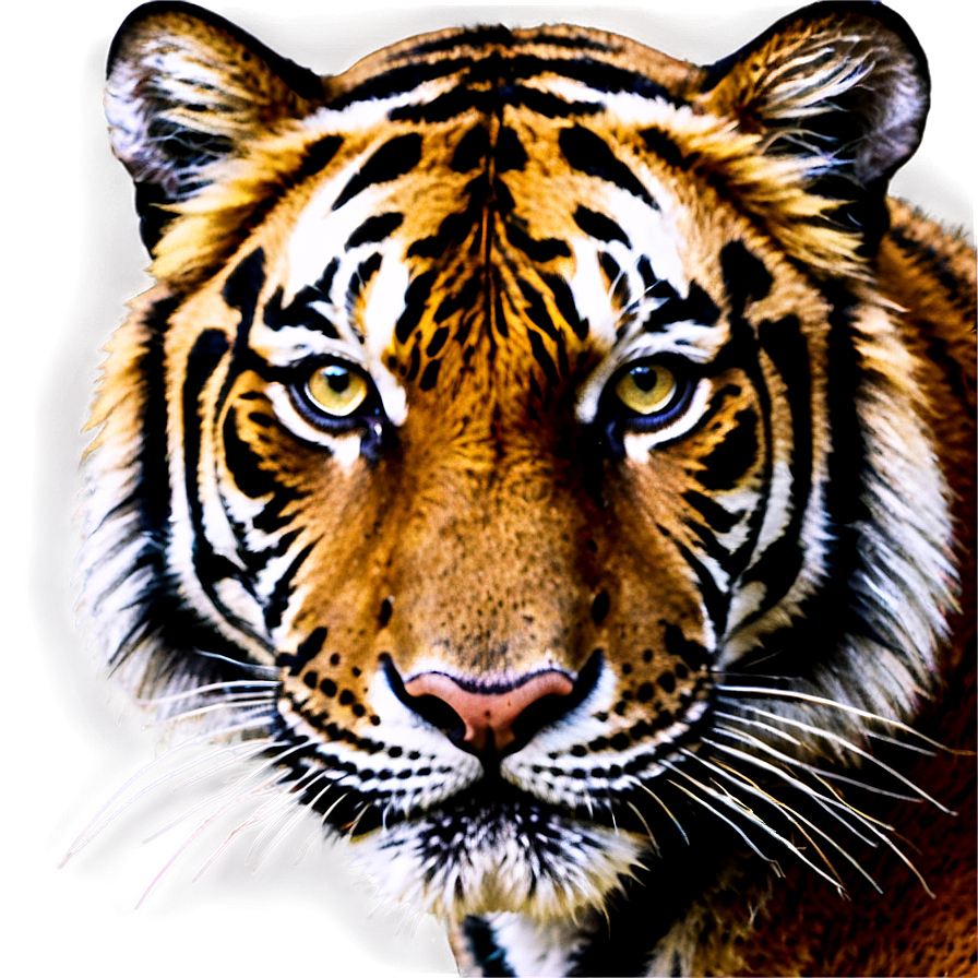 Tiger Face Close-up Png Gur15 PNG Image