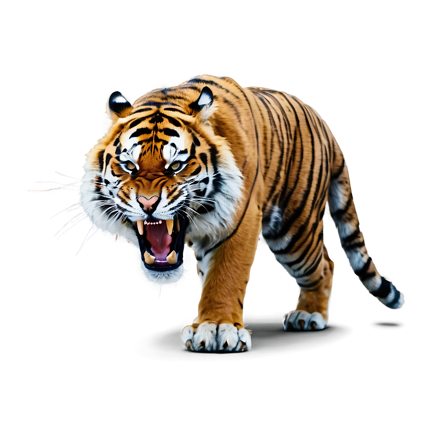 Tiger Full Of Anger Png Tab47 PNG Image