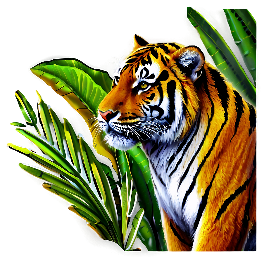 Tiger In Jungle Png Ntr14 PNG Image