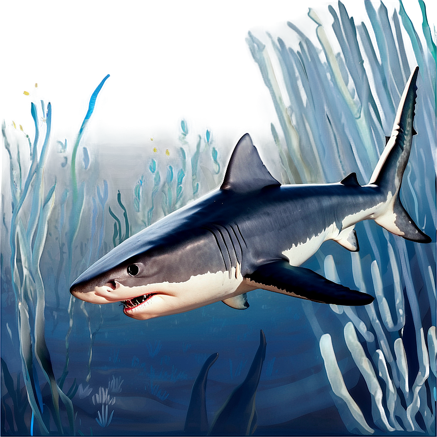 Tiger Shark Habitat Background Png Snu PNG Image