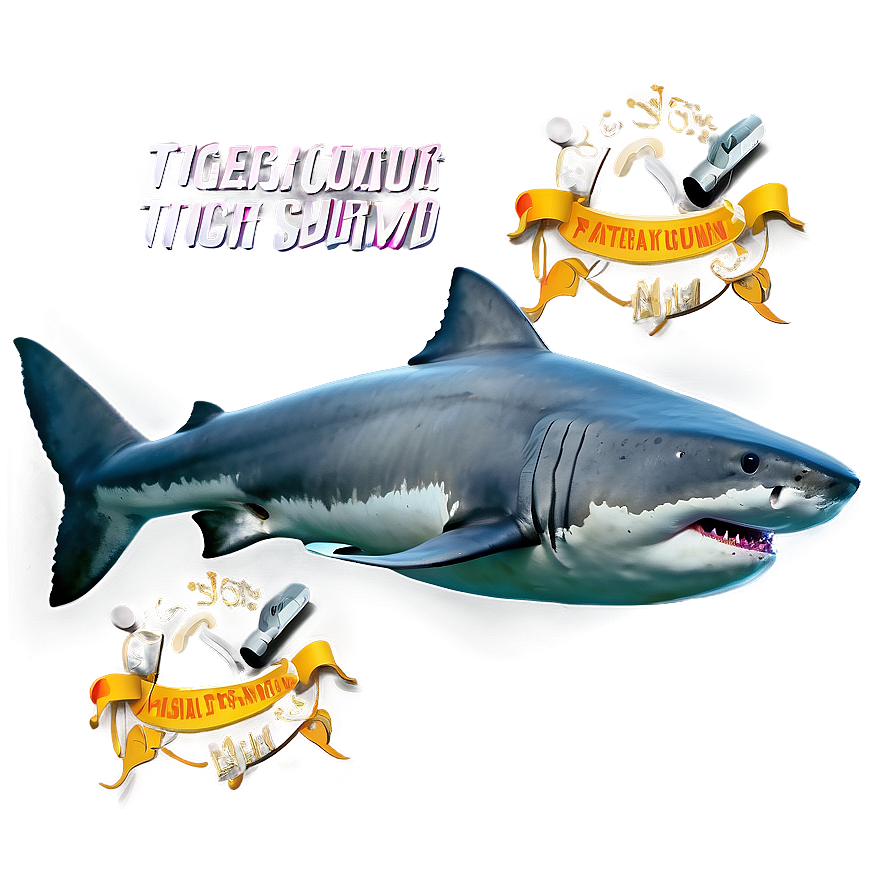 Tiger Shark Side View Png Ixm PNG Image