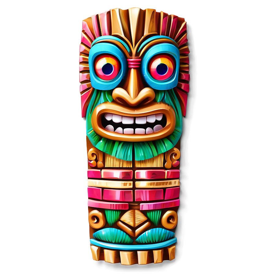 Tiki Party Invitation Png Wxm59 PNG Image