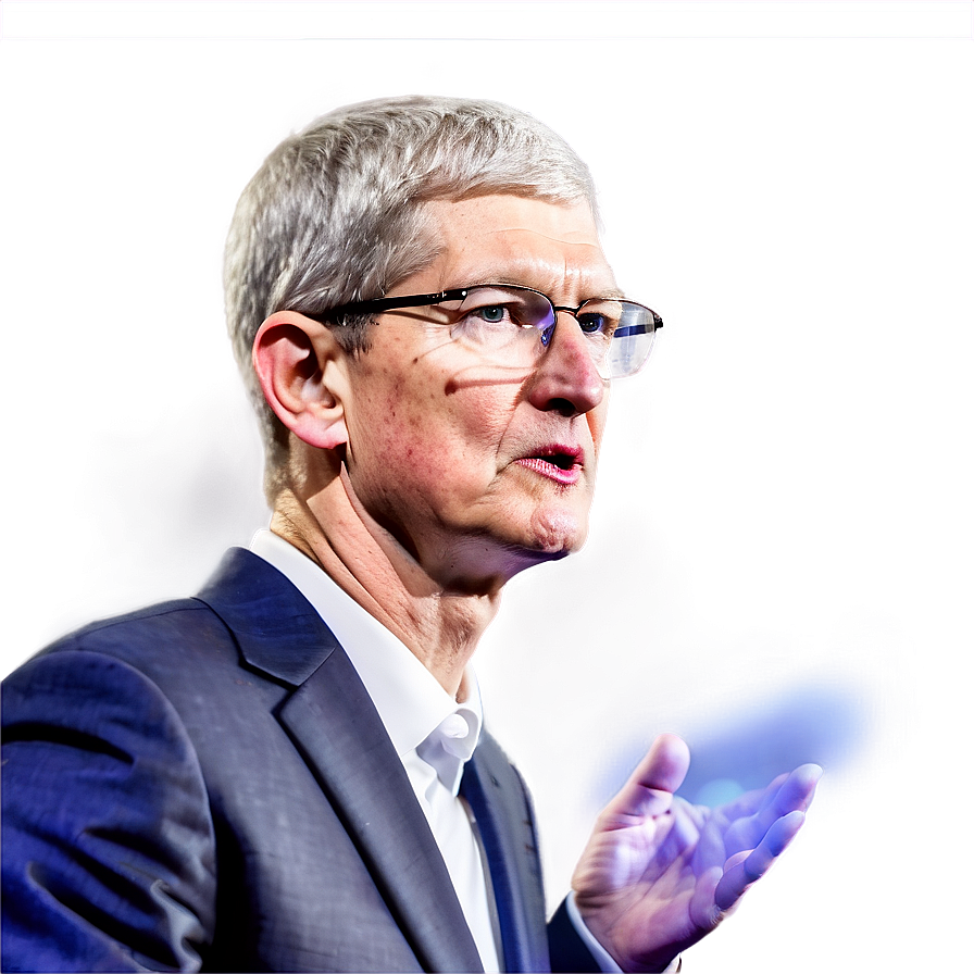 Tim Cook Keynote Speech Png Kdi89 PNG Image