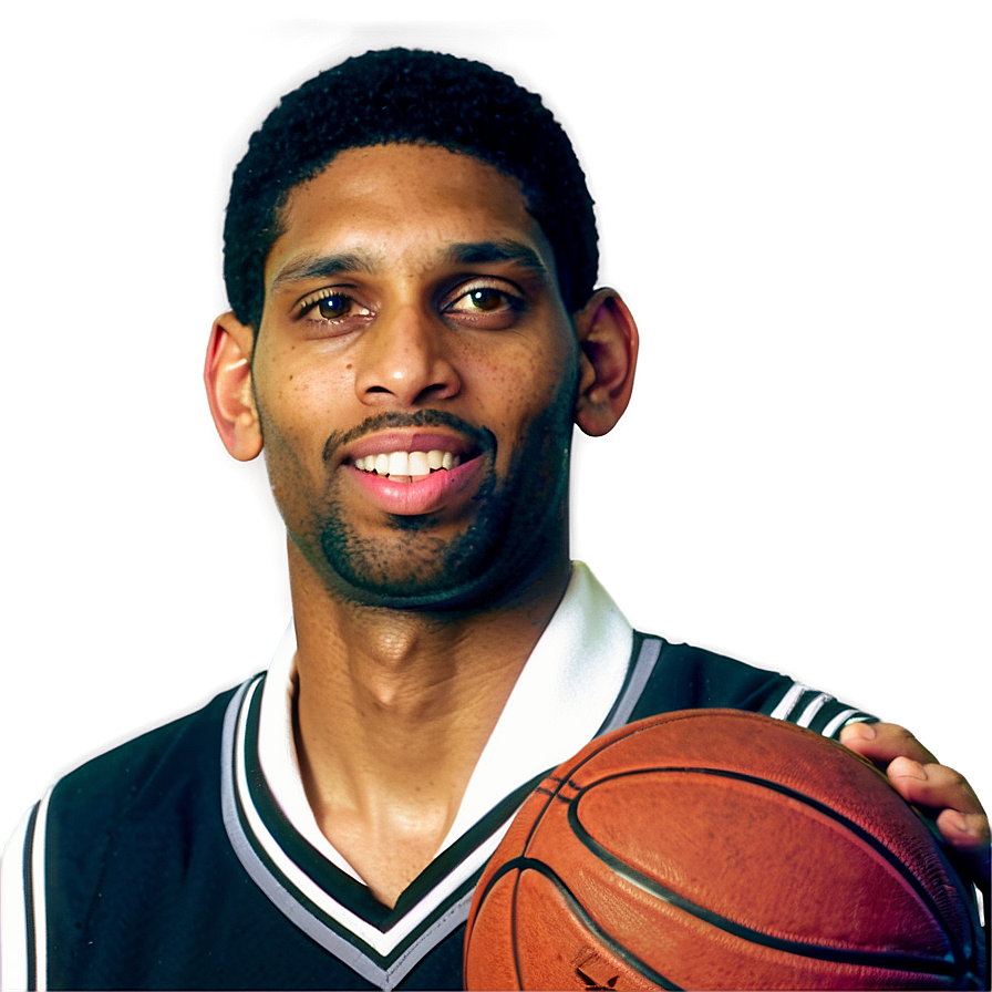 Tim Duncan College Days Png Mbg PNG Image