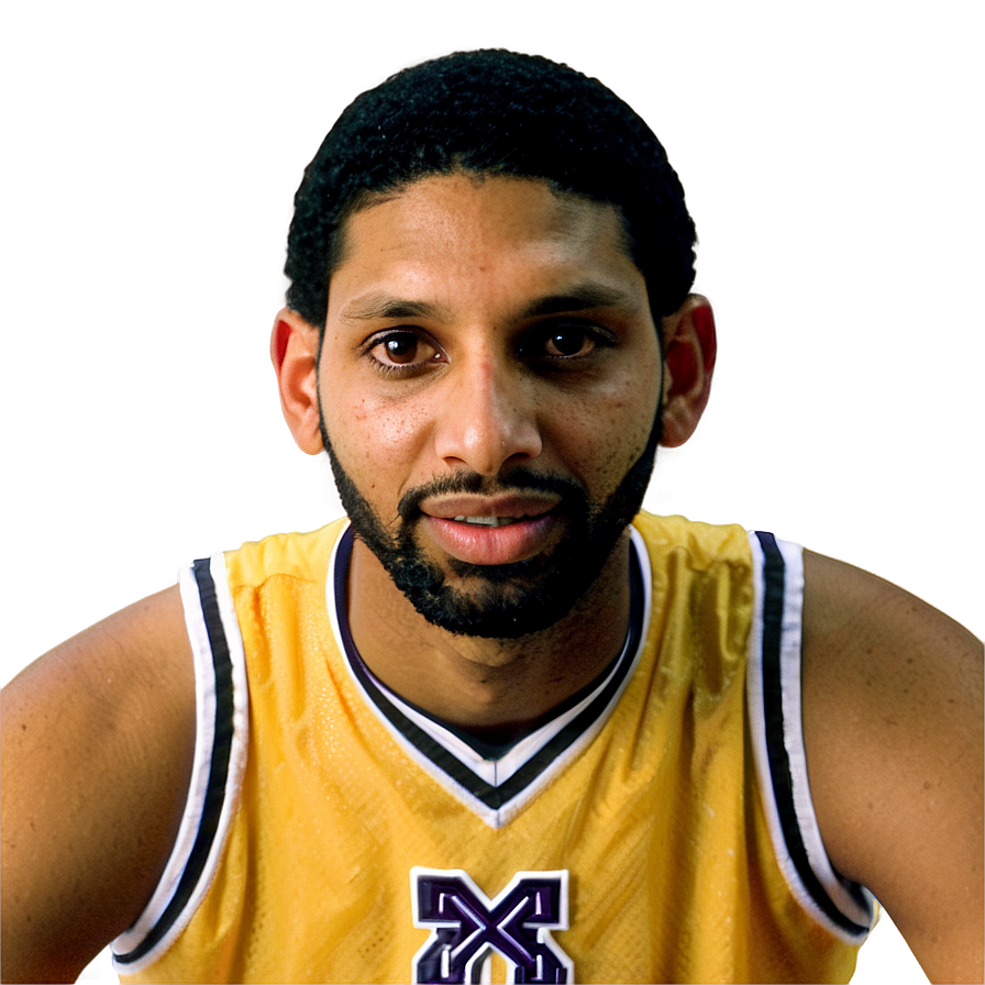 Tim Duncan College Days Png Xtv77 PNG Image