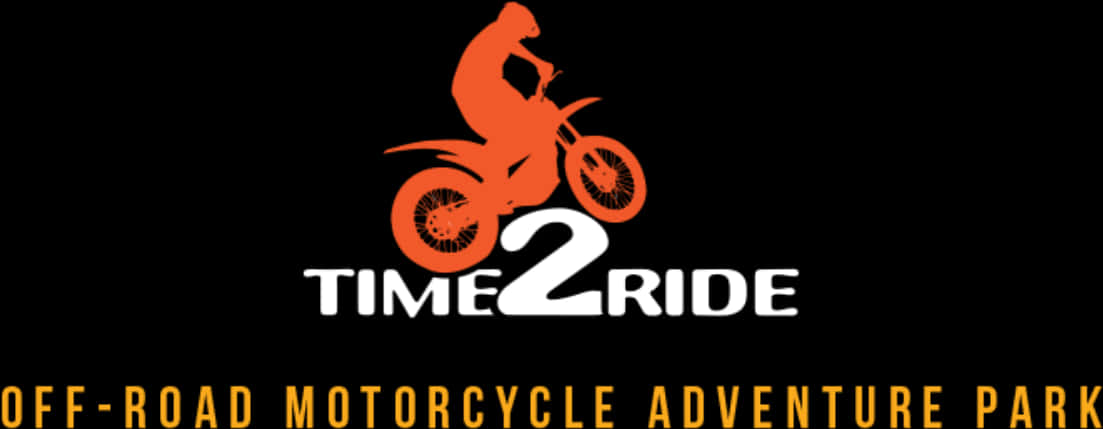 Time2 Ride Motorcycle Adventure Park Logo PNG Image