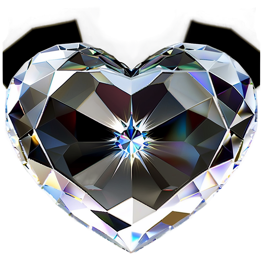 Timeless Diamond Heart Treasure Png 70 PNG Image