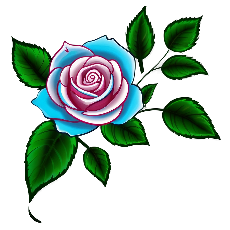 Timeless Rose Tattoo Idea Png 05252024 PNG Image