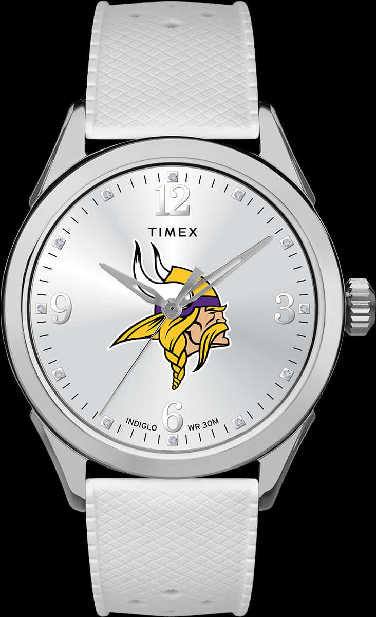 Timex Watchwith Vikings Logo PNG Image