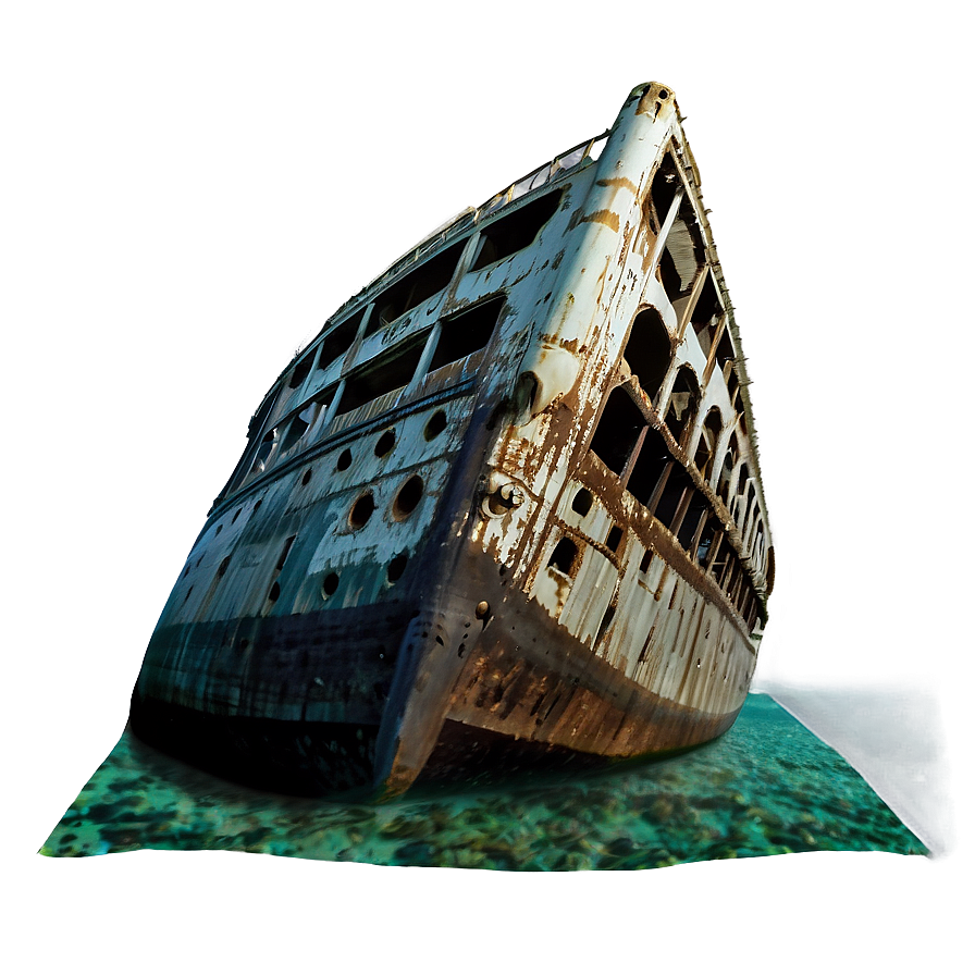 Titanic Underwater Wreck Png Sow73 PNG Image