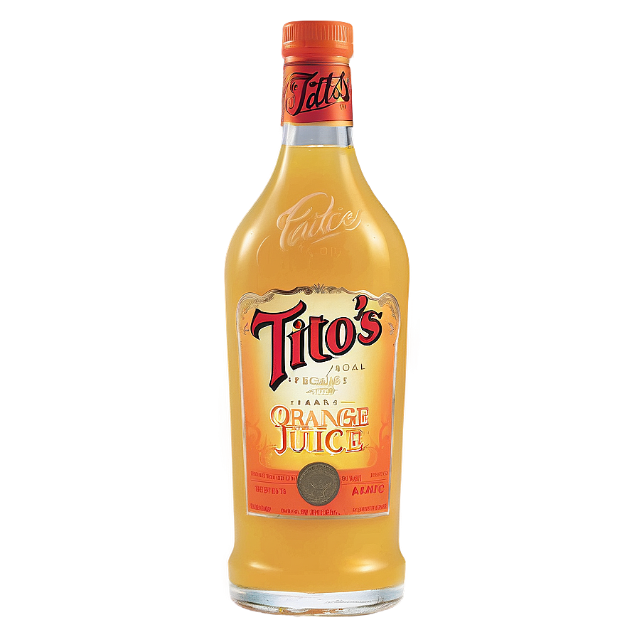 Tito's Vodka And Orange Juice Png 06252024 PNG Image