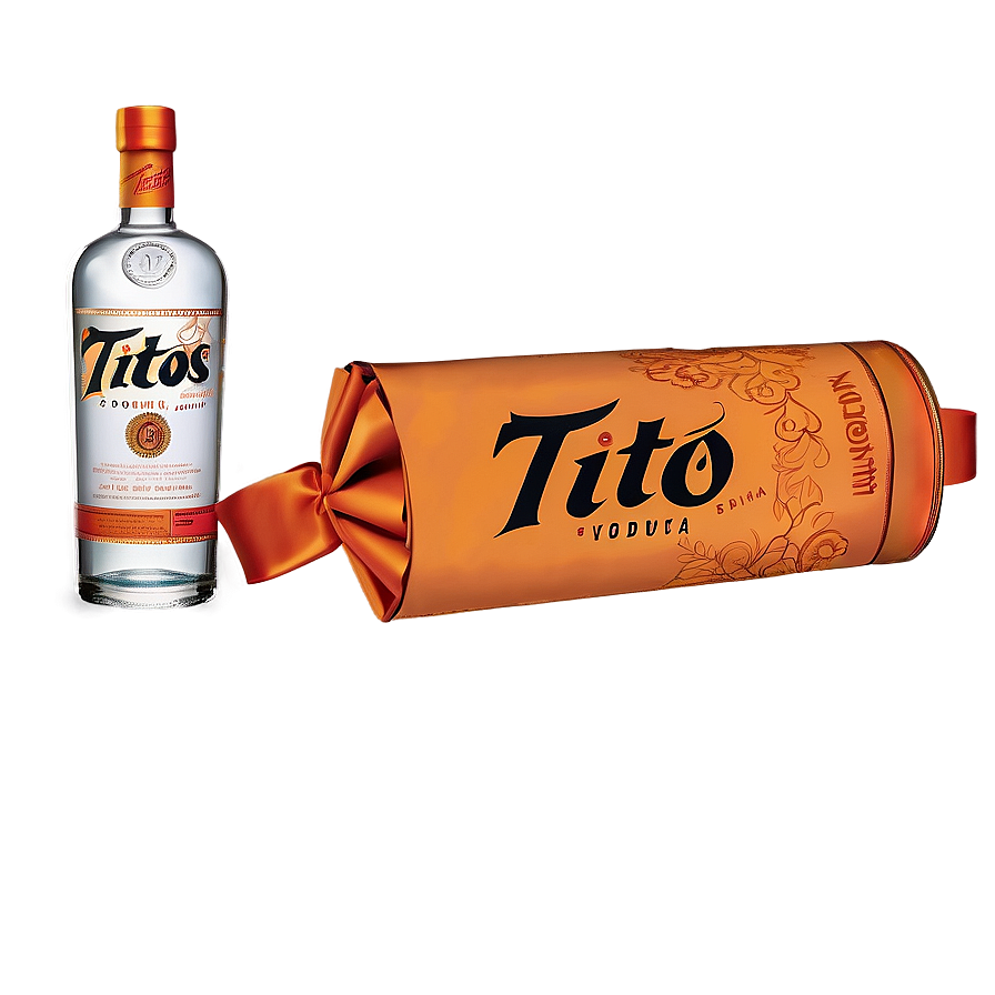 Tito's Vodka Gift Set Png Ain PNG Image