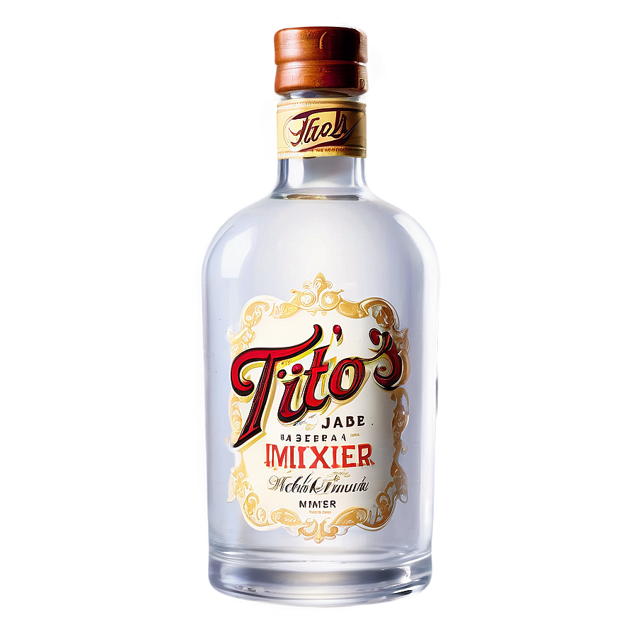 Tito's Vodka Mixer Png Occ PNG Image