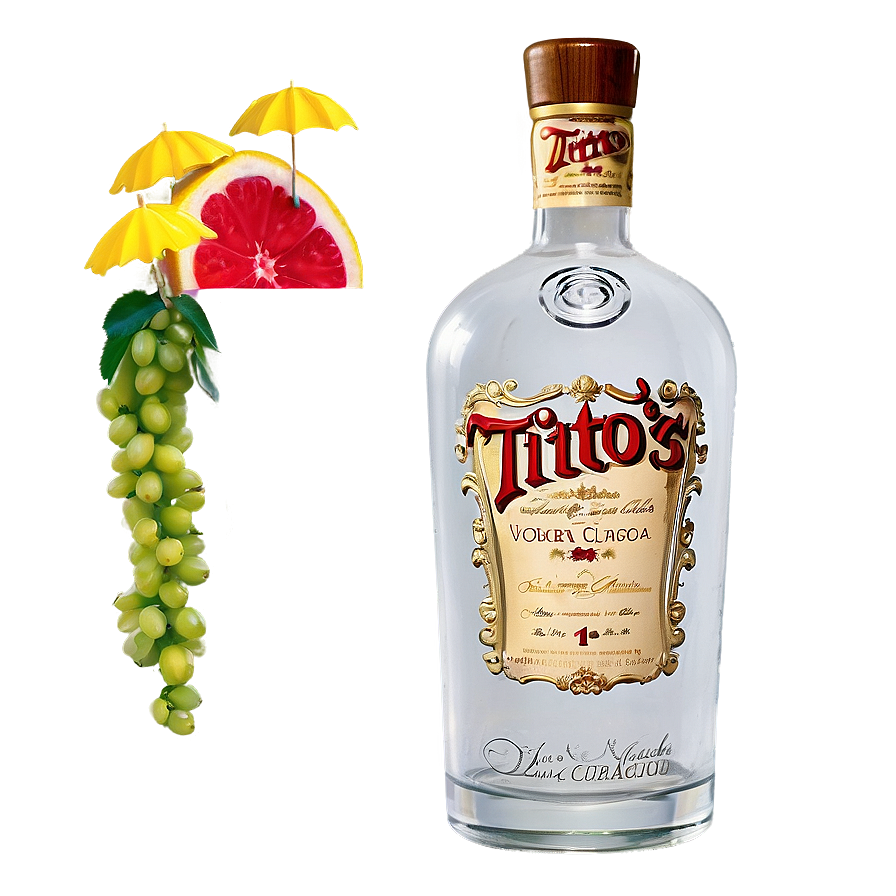 Tito's Vodka Summer Drink Png 06252024 PNG Image