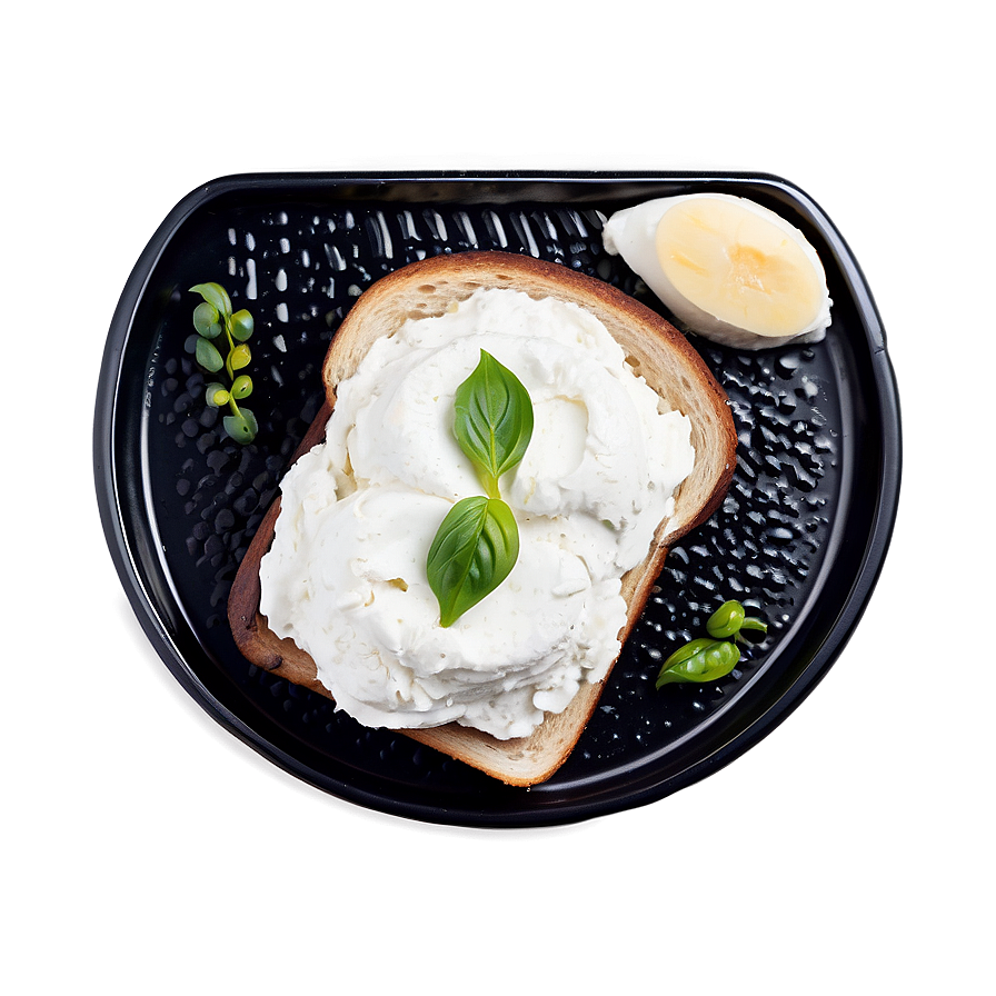 Toast With Ricotta Png Sqw19 PNG Image