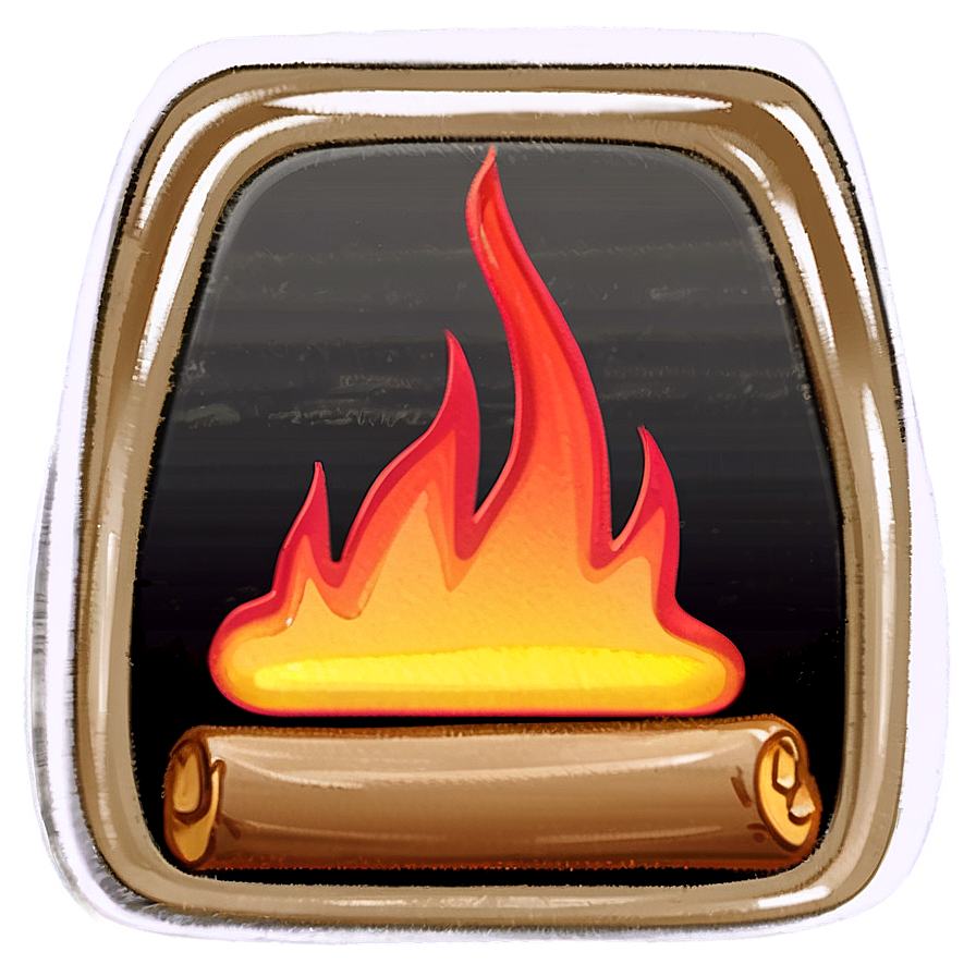 Toasty Fire Emoji Picture Png 39 PNG Image